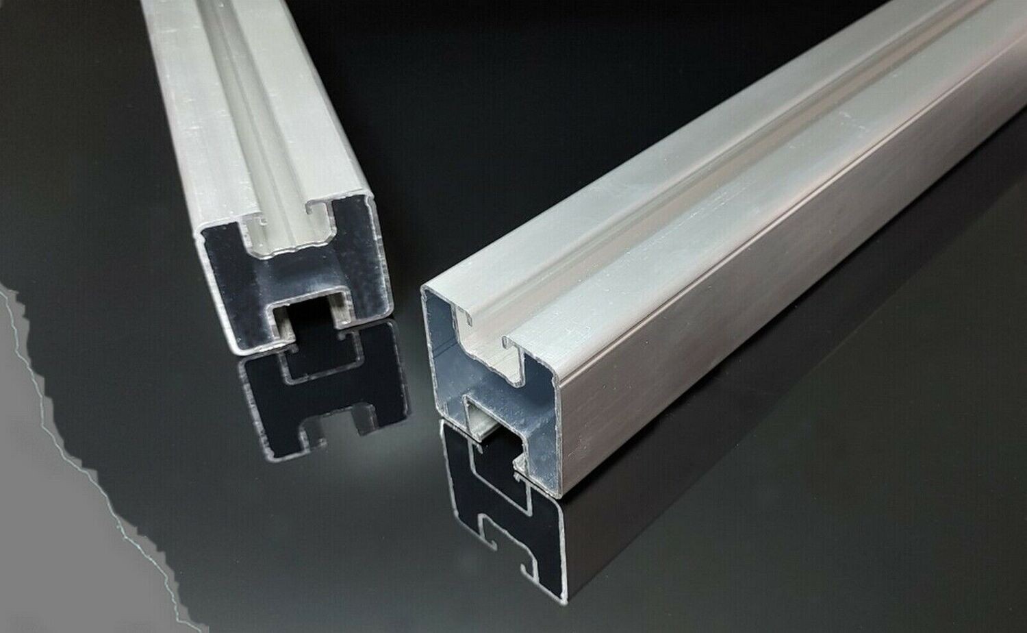 Montageprofil 40x40 Nut 8 & Nut 10 ALU blank  - Zuschnitt