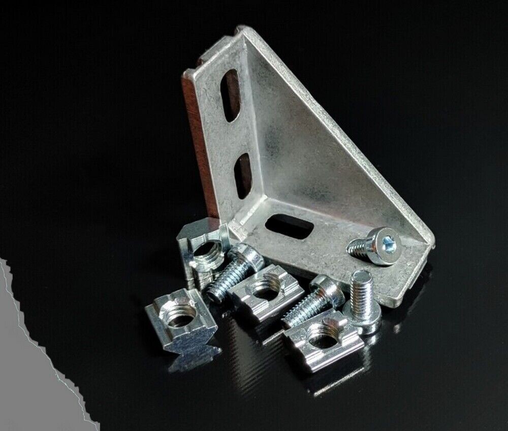 Winkel 20x40 Nut 6 für 20x20 & 20x40 Aluprofile Befestigungswinkel Bosch komp.