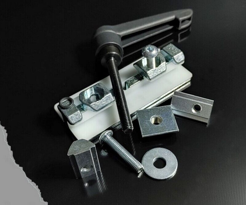 Profilgleiter Nut 8 mit Klemmhebel für 40x40 - 40x80 Nut 8 Aluprofile