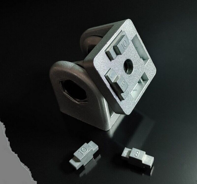 Gelenk ohne Klemmhebel Nut 8 für 40x40 & SUPERLEICHT Aluprofil ALU Gelenk ohne Klemmhebel Nut 8 für 40x40 & SUPERLEICHT Aluprofil ALU
