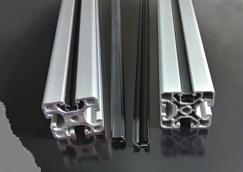 Abdeck- / Einfassprofil Nut 8 für 40x40 & 40x80 & SUPERLEICHT Nut 8 Aluprofile Abdeck- / Einfassprofil Nut 8 für 40x40 & 40x80 & SUPERLEICHT Nut 8 Aluprofile