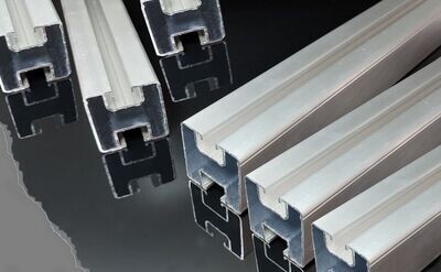 Stangenware Solarprofil 40x40 Nut 8 & Nut 10