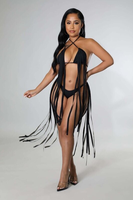 Ashanti Fringe swimsuit