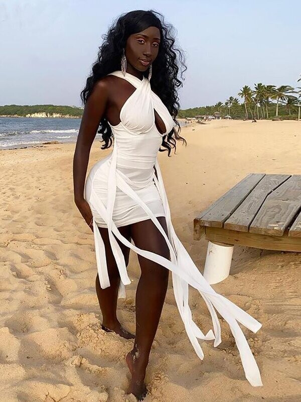 Amyra Dress (White)