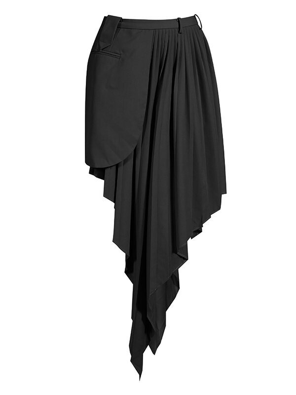 Akachi Half Body Skirt (Black)