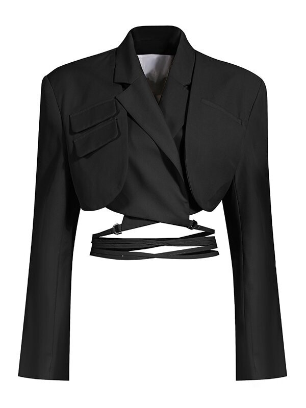 Akachi Half Body Jacket (Black)