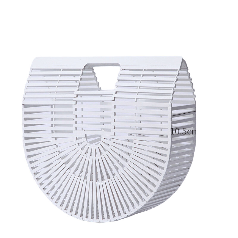 Zora Bamboo Bag (White)