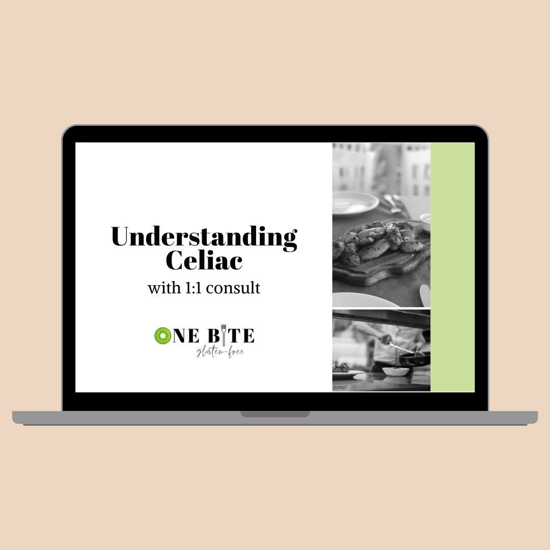 Understanding Celiac (25 page digital guide) with 1:1 Consult