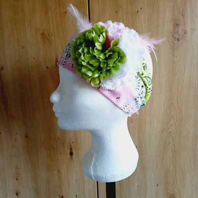 Stoffenhaarband / bloem