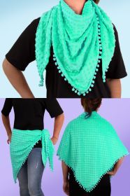 Driehoek sjaal Bubble