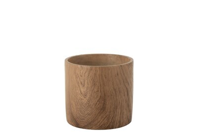 Flower Pot Forest Cement Brown Large
