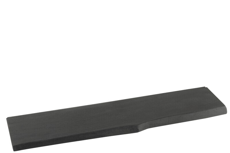 Wall Shelf Gerard Mango Wood Black Large
