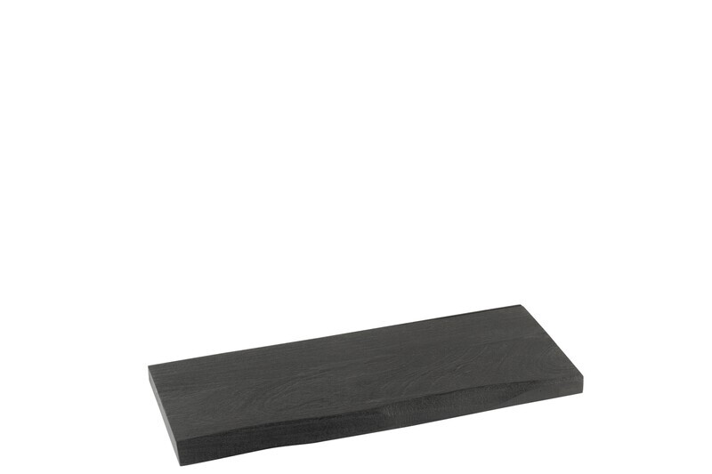 Wall Shelf Gerard Mango Wood Black Small