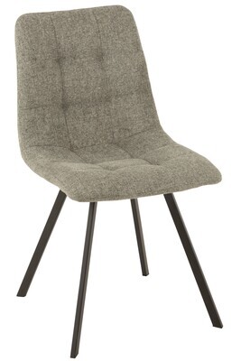 Chair Babette Textile/Metal Grey