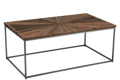 Coffee Table Shanil Wood/Iron Natural/Grey