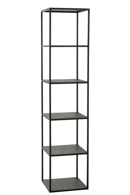 Rack 6 Levels Metal Black