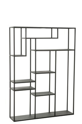 Rack Irregular Shelf Metal Black