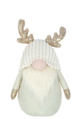 Gnome Antlers Textile Beige Large