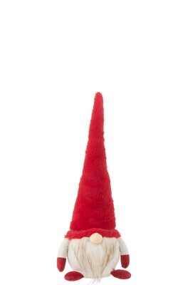 Gnome+Led Textile Red/White Large