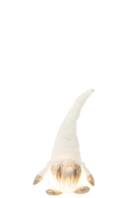 Gnome+Led Textile White Large