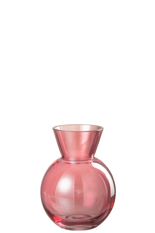 Base Ball Glass Red Small