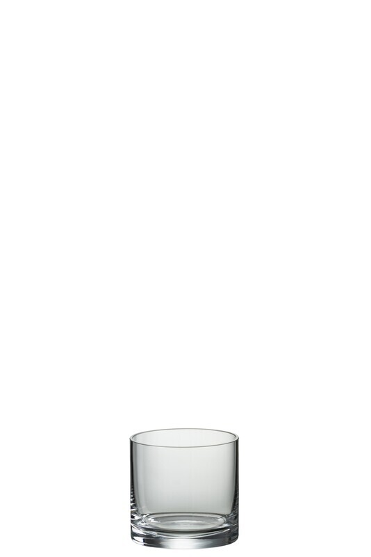 Hurricane Cylinder Low Glass Transparent