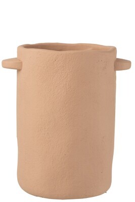 Pot Long Gustave Cement Light Brown