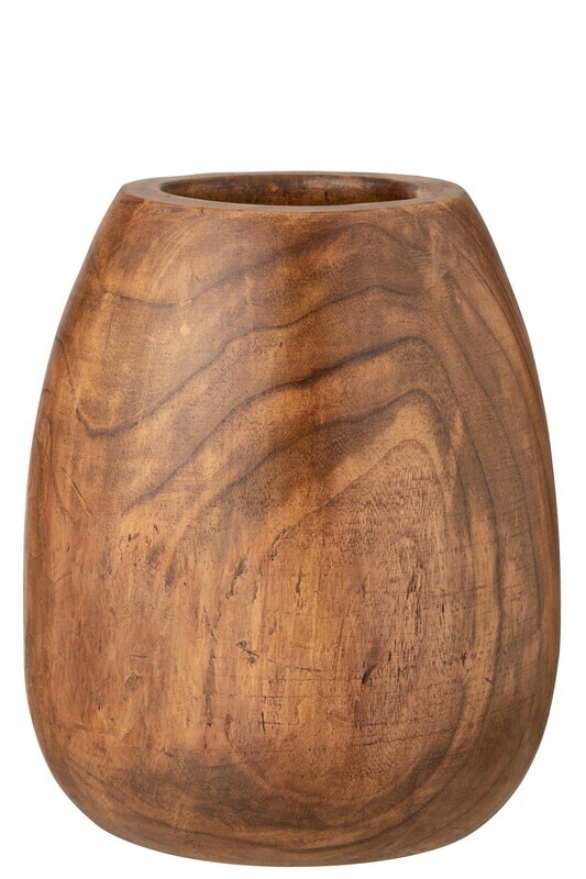 Jar Paulownia Brown Large