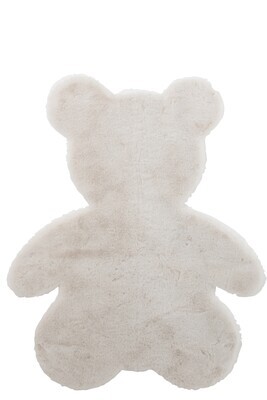 Carpet Bear Polyester White