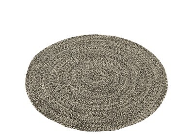 Carpet Miami Outdoor Poly Black/White Medium