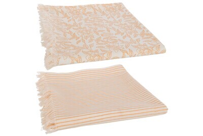 Tablecloth Indi Textiles Salmon Assortment Of 2