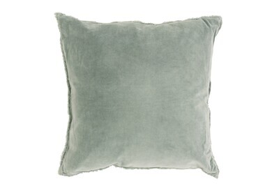 Cushion Border Short Cotton/Linen Blue/Green