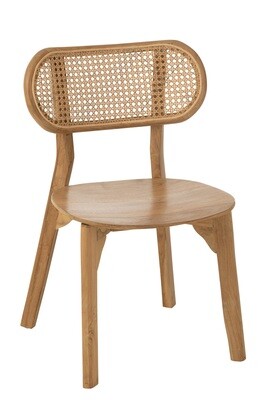 Chair Peanut Teak Wood Natural