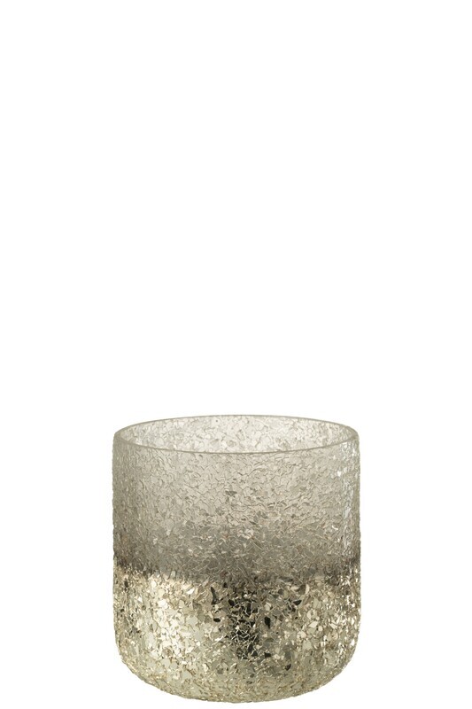 Hurricane Broken Glass Silver Small