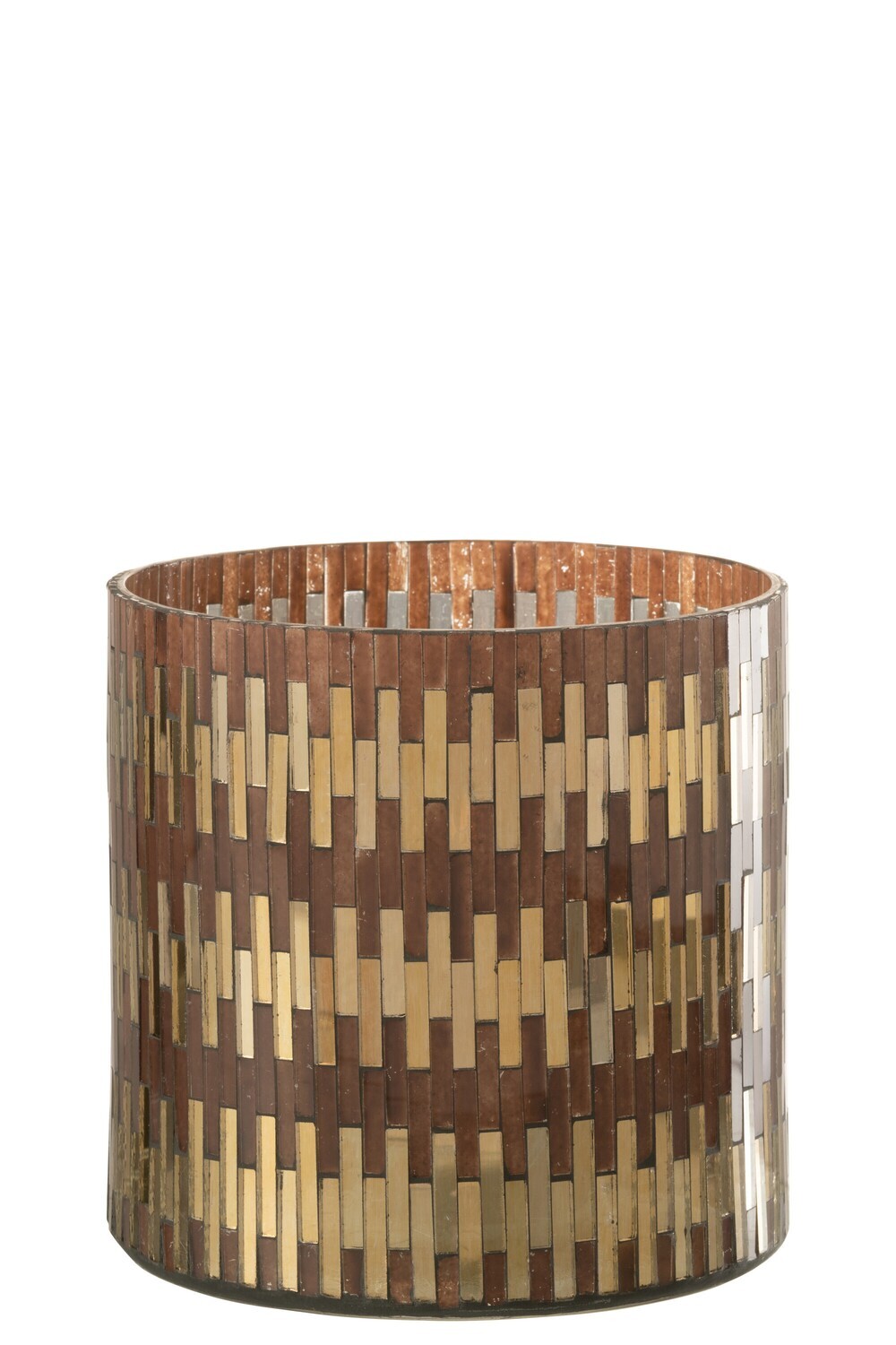 Hurricane Chic Glass Brown/Gold Large