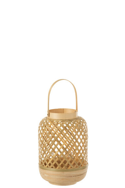Lantern Evi Bamboo Natural Small