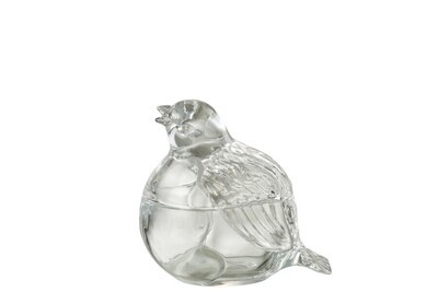 Jar Pigeon Glass Transparent