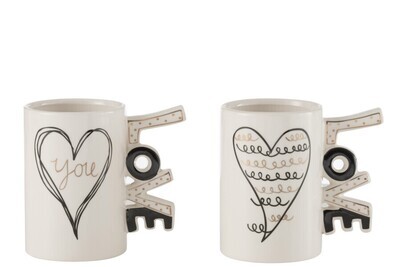 Mug Love Ceramic Ass2