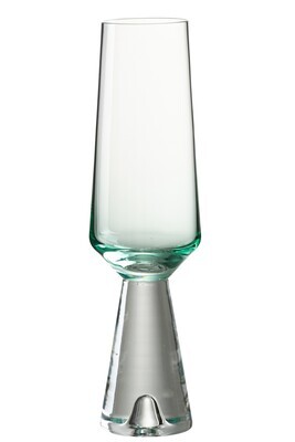 Champagne Glass Walker Glass Transparent/Azure