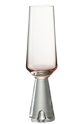 Champagne Glass Walker Glass Transparent/Orange