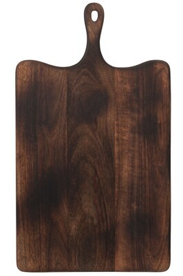 Chopping Board Rectangular Wood Dark Brown Extra Large
