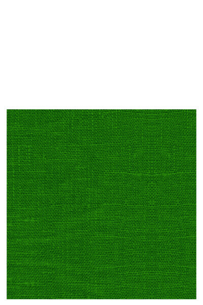 Pack 12 Napkins Textile Touch Motive Paper Green Large