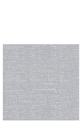 Pack 12 Napkins Texttile Touch Paper Grey Large
