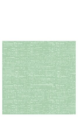 Pack 12 Napkins Texttile Touch Paper Pastel Green Large