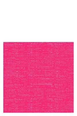 Pack 12 Napkins Texttile Touch Paper Fuchsia Large