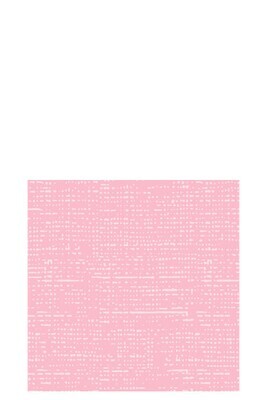 Pack 16 Napkins Texttile Touch Paper Light Pink Small