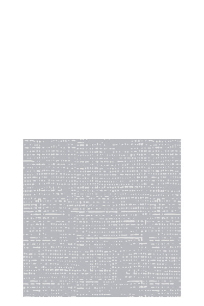 Pack 16 Napkins Texttile Touch Paper Grey Small