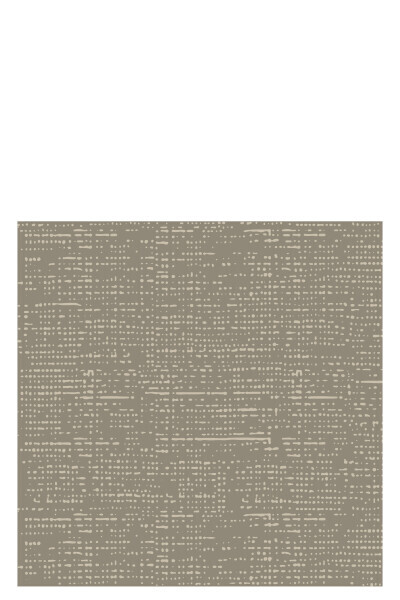Pack 12 Napkins Texttile Touch Paper Taupe Large