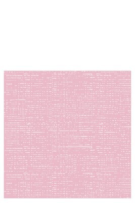 Pack 12 Napkins Texttile Touch Paper Light Pink Large