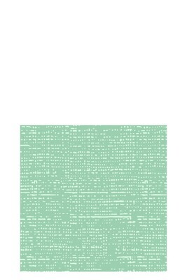 Pack 16 Napkins Texttile Touch Paper Pastel Green Small